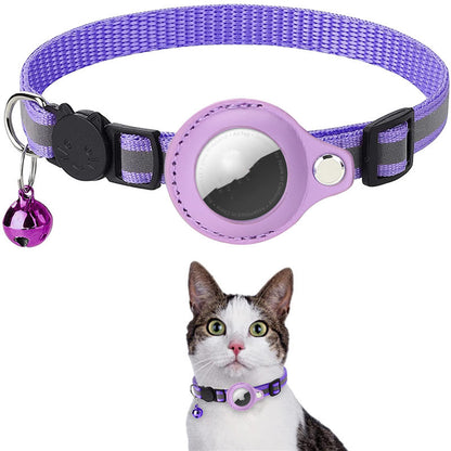 AirTag collar on dog