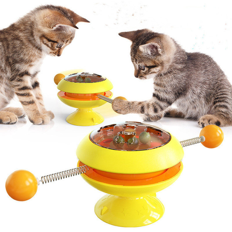 Rotatable Interactive Catnip Toy