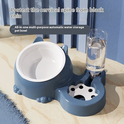 Automatic Ceramic Double Water Bowl
