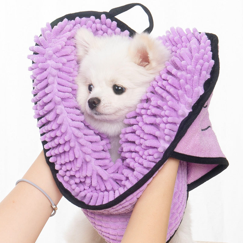 Quick-Dry Microfiber Pet Bathrobe