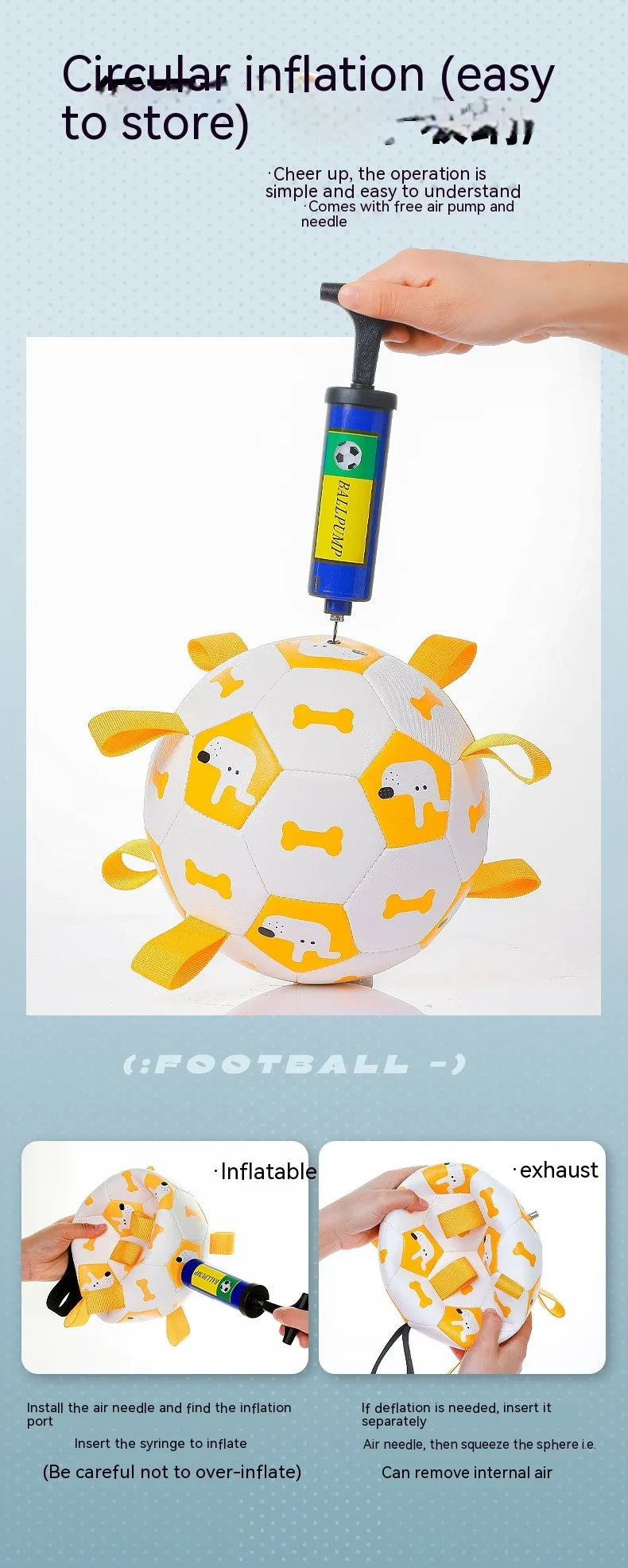 Soccer ball toy texture detail