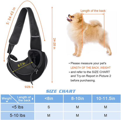 Portable Pet Sling Carrier Bag